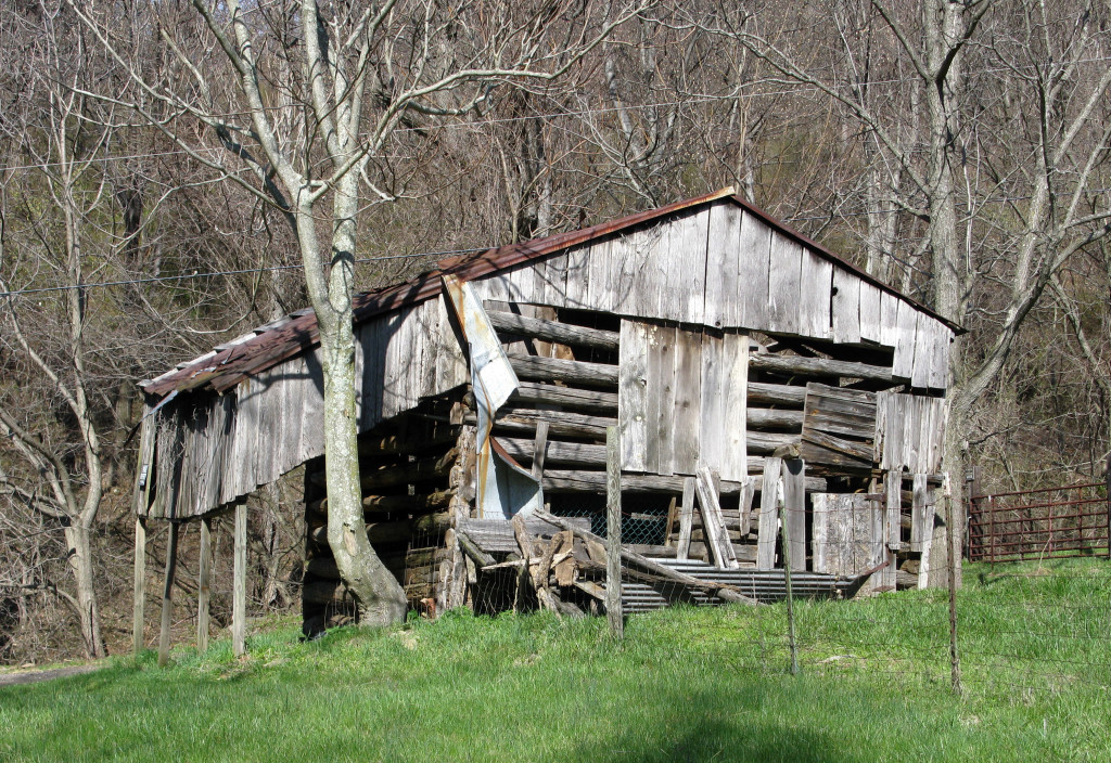 Francis Meadows barn Swift Run Gap VA 1750-1800