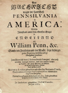 William Penn handbill