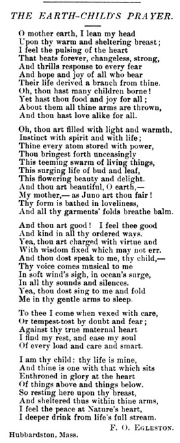 F.O. Eggleston poem in The Unitarian, September 1891.PNG