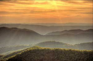 Blue Ridge sunset