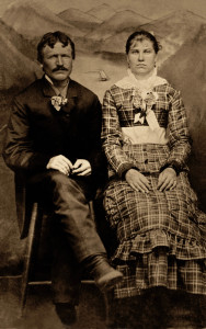 William Durret Collier and Mary M. Meadows wedding photo
