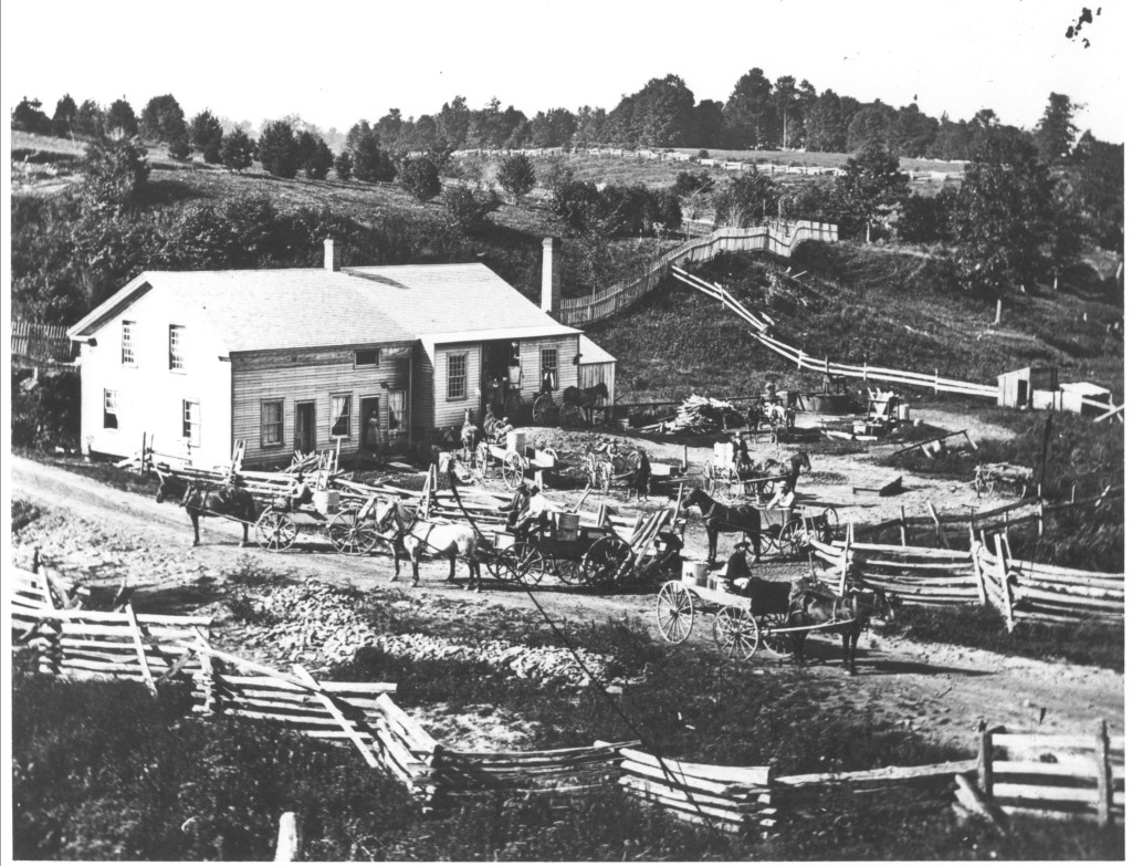 Franklin Brown cheese factory, Chagrin Falls, Ohio c.1870